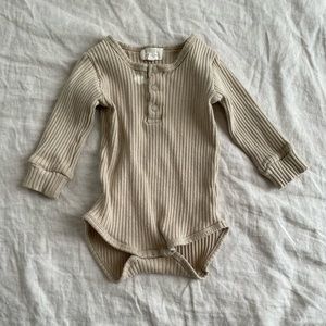 The Simple Folk ribbed onesie
